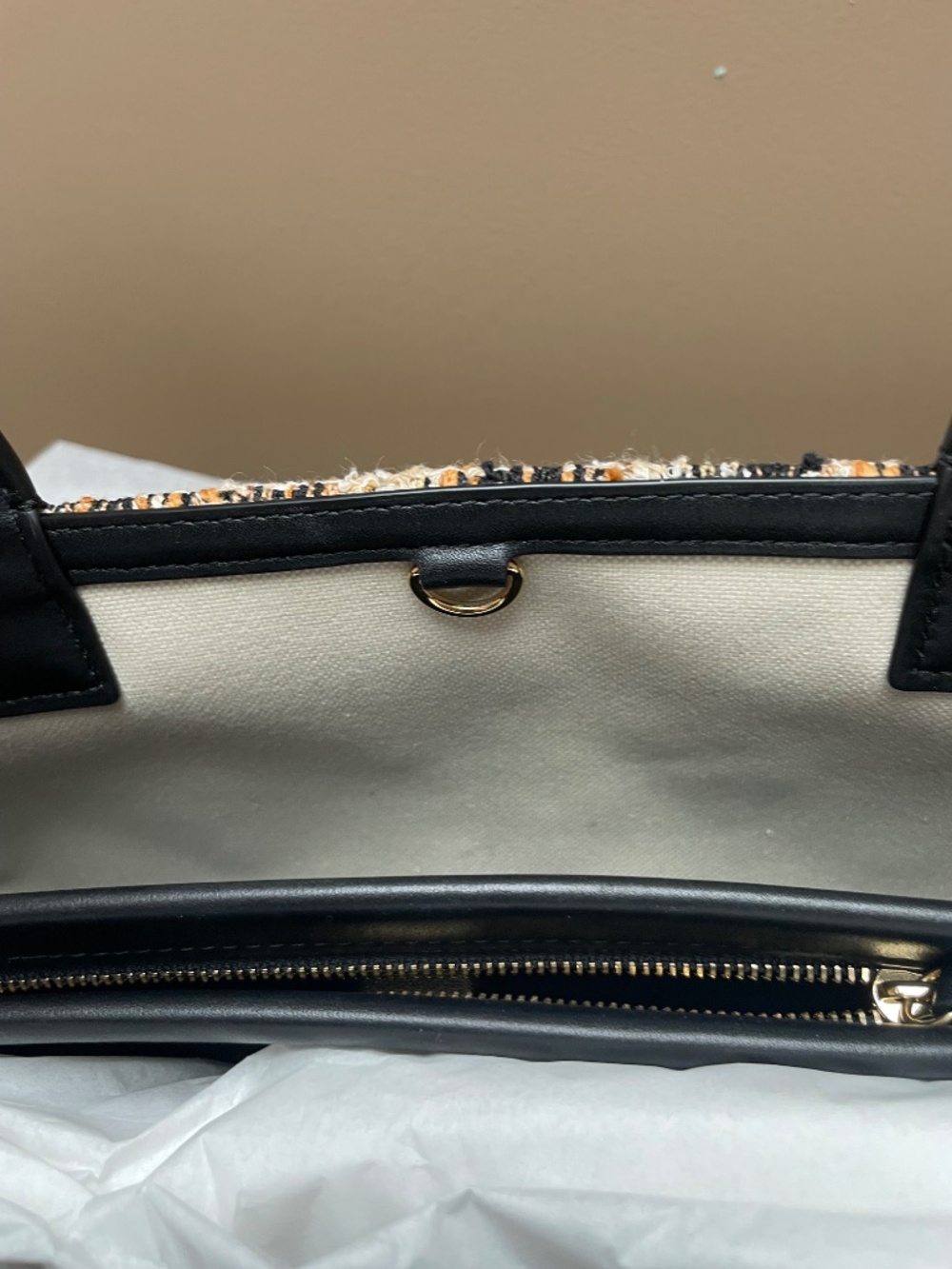 Chanel 26A Urban Essential East West Shopping Bag - Leopard Print Tweed & Black - Picture 10 of 15
